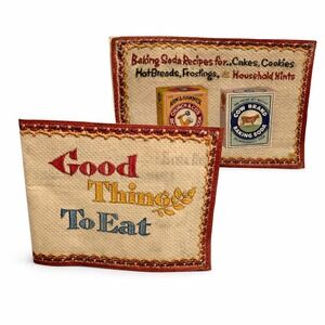 VTG 1957 Baking Soda Recipe Booklet Arm & Hammer 1950's Cookbook Recipes Decor